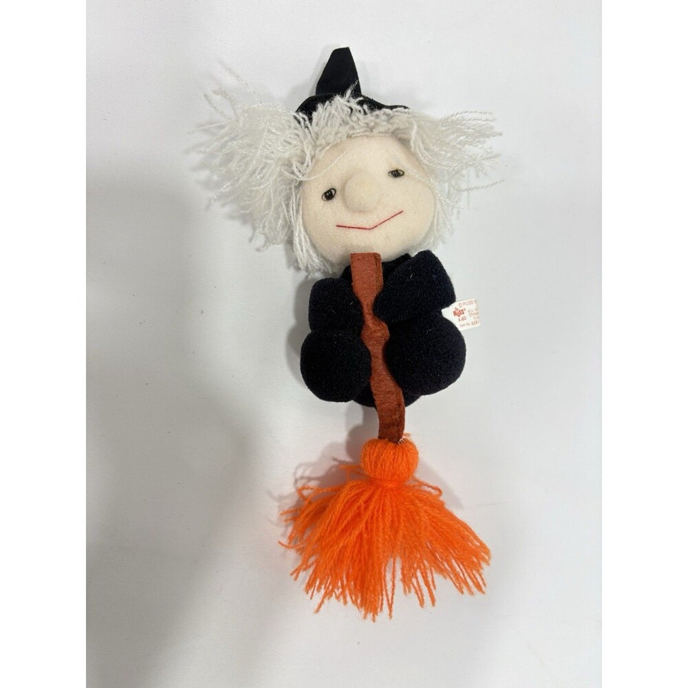 VINTAGE RUSS HALLOWEEN WITCH ORNAMENT CUTE WITCH DOLL